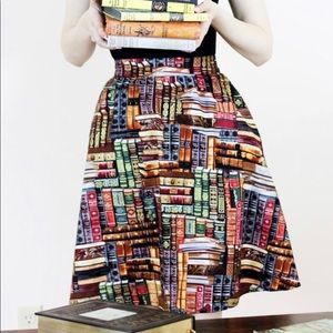 *SOLD* Don’t judge a book by its cover skirt